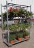 Danish container with hanging baskets in our rack
